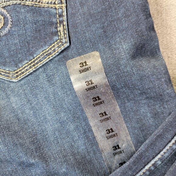 Silver Jeans Co. Womens Suki Skinny Crop Jeans‎ 31 Blue Curvy Mid-Rise NWT Vibe - Picture 11 of 13